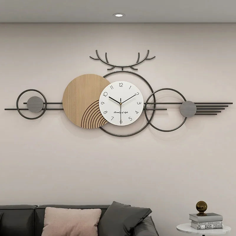 Long Light Luxury Wall Clock