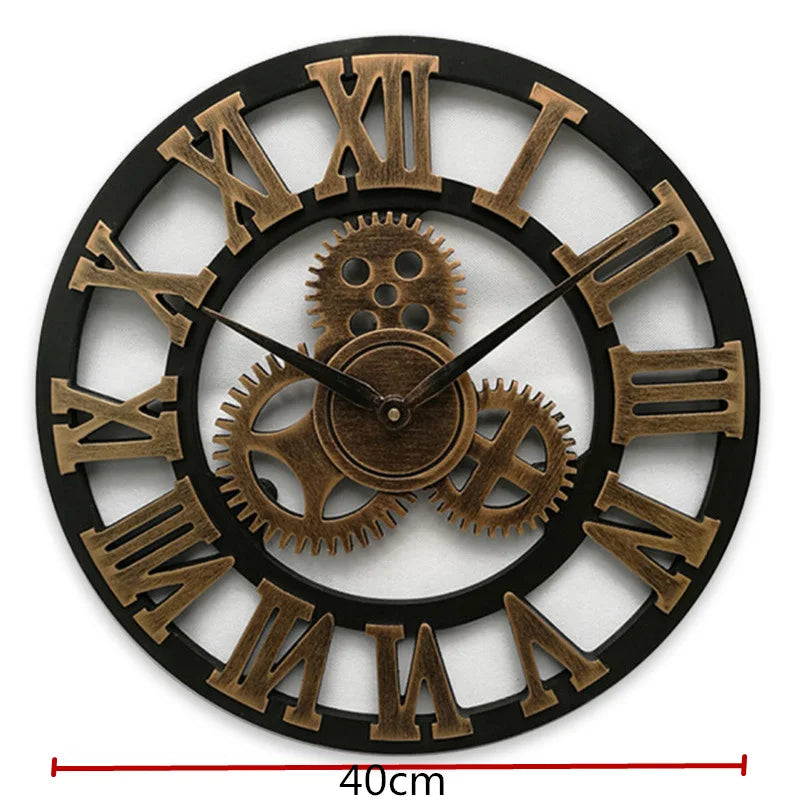 Industrial Style Wall Clock