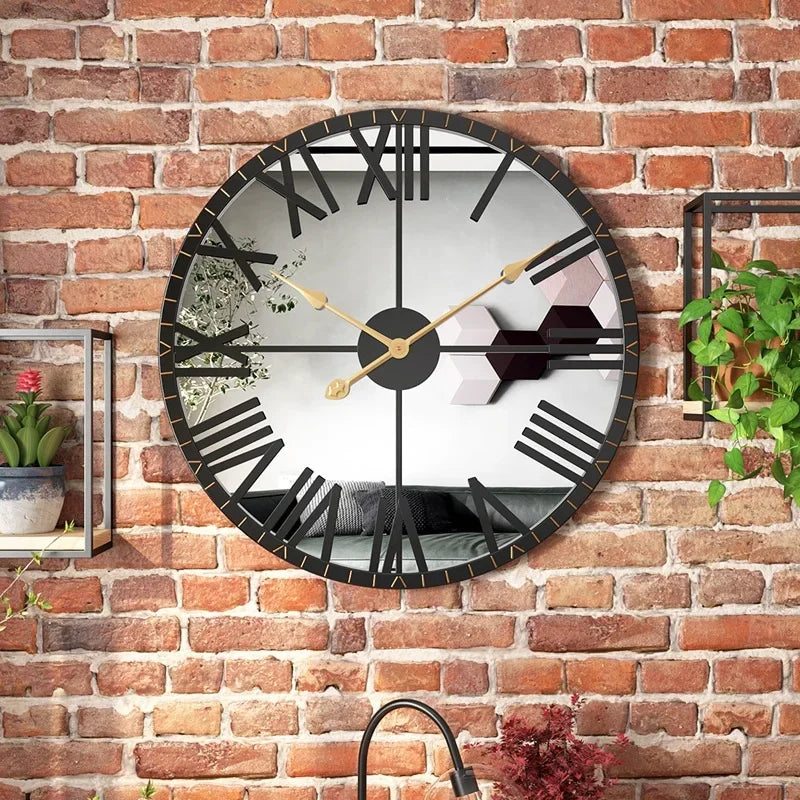 Mirror Wall Clock