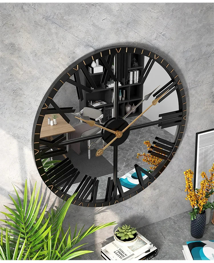 Mirror Wall Clock