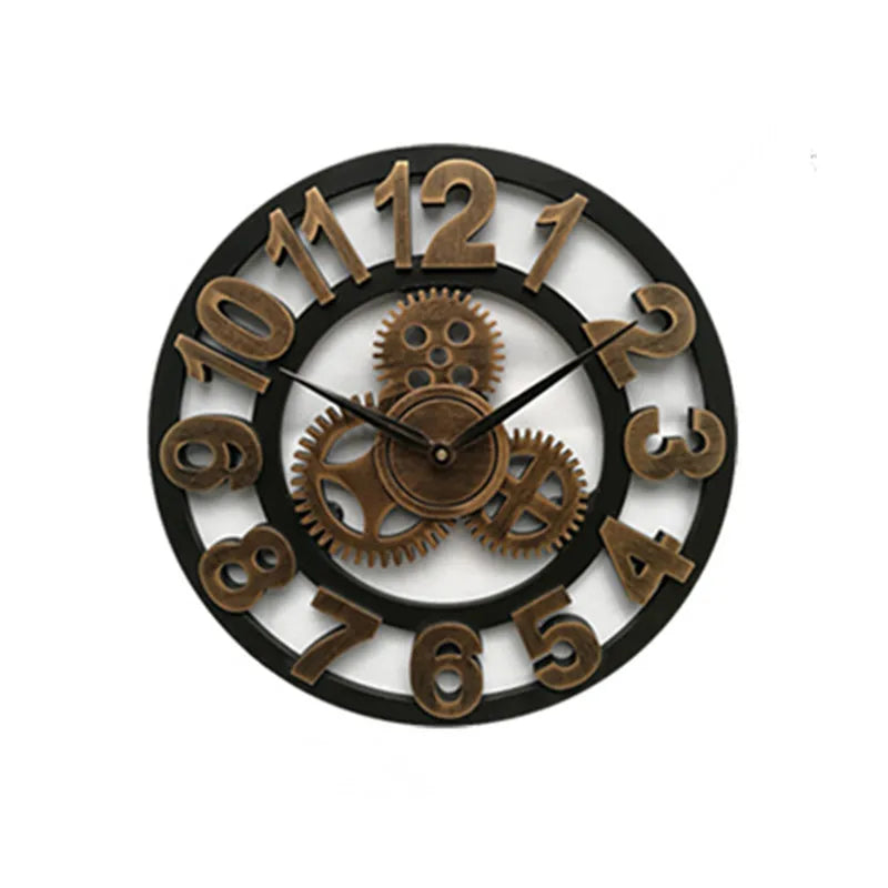 Industrial Style Wall Clock