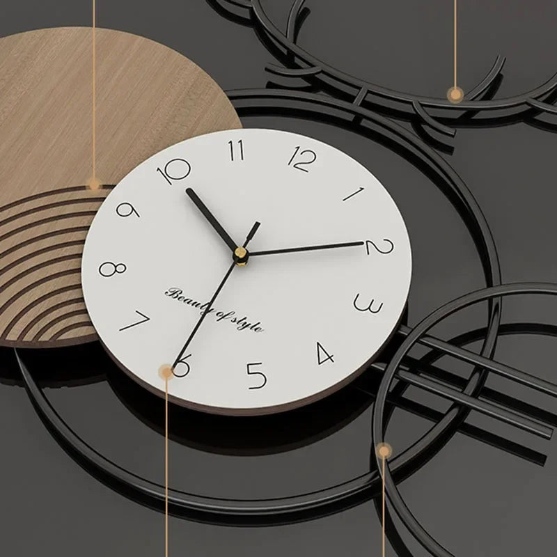 Long Light Luxury Wall Clock