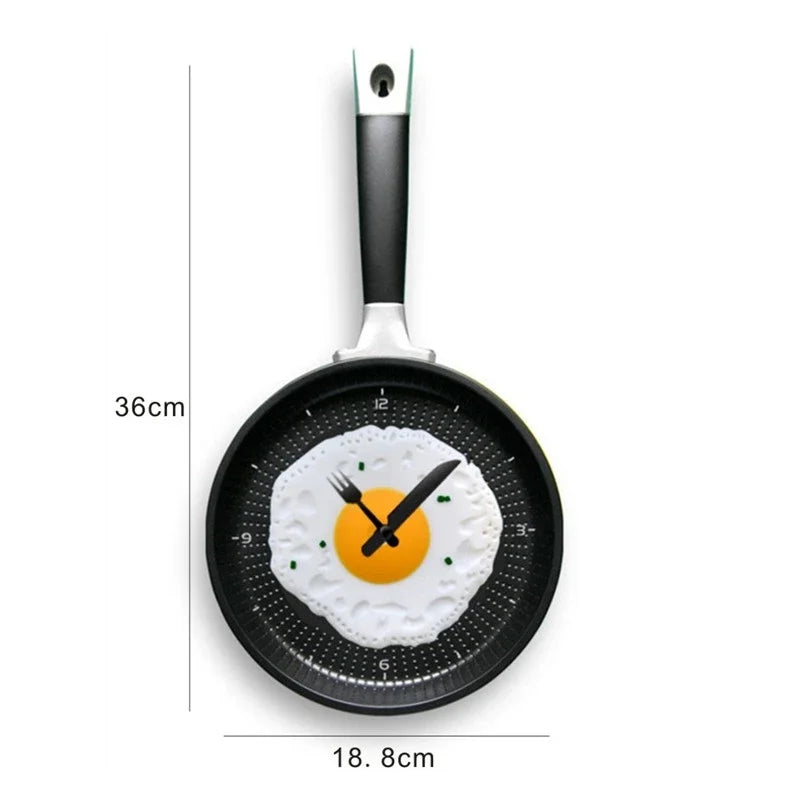 Tableware kitchen clock