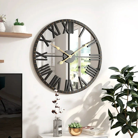 Mirror Wall Clock