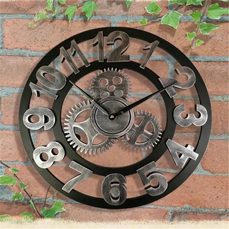 Industrial Style Wall Clock