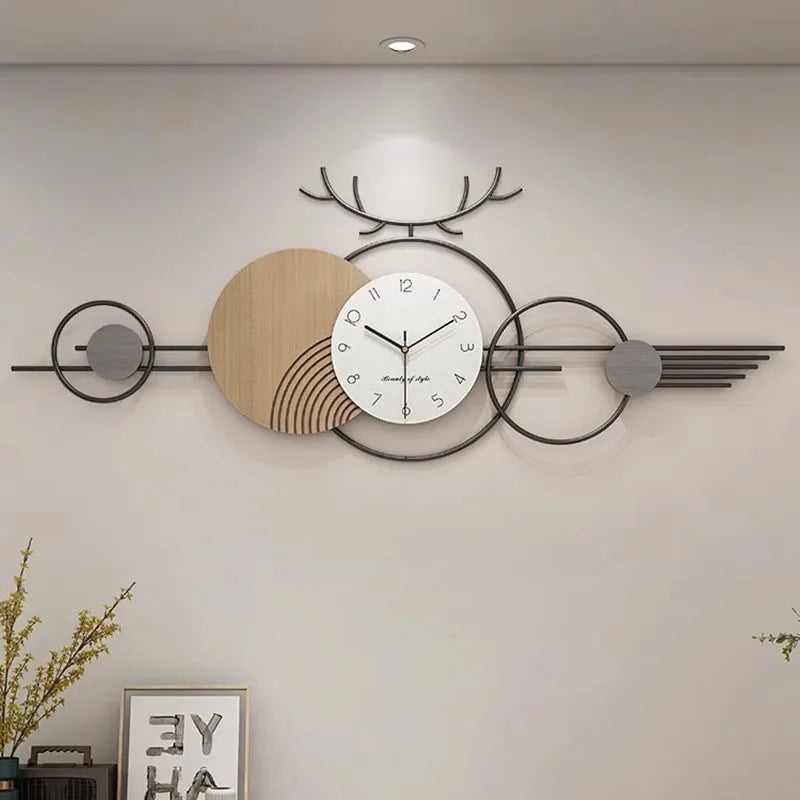 Long Light Luxury Wall Clock