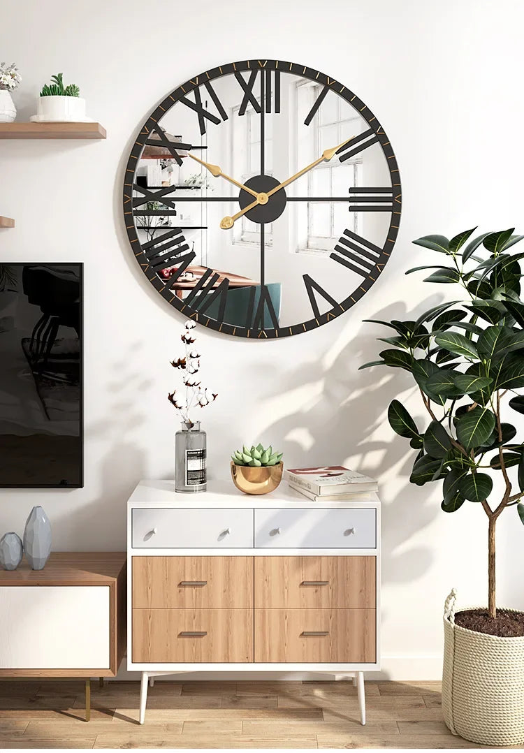 Mirror Wall Clock