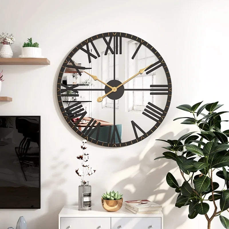 Mirror Wall Clock